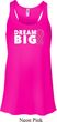 Breast Cancer Awareness Dream Big Ladies Flowy Racerback Tanktop