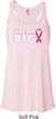 Breast Cancer Awareness Dream Big Ladies Flowy Racerback Tanktop