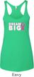 Breast Cancer Awareness Dream Big Ladies Tri Blend Racerback Tank Top