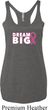 Breast Cancer Awareness Dream Big Ladies Tri Blend Racerback Tank Top