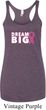 Breast Cancer Awareness Dream Big Ladies Tri Blend Racerback Tank Top