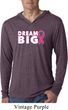 Breast Cancer Awareness Dream Big Lightweight Hoodie Shirt