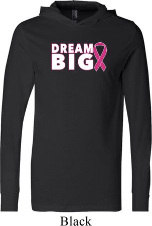 Breast Cancer Awareness Dream Big Lightweight Hoodie Tee