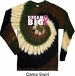 Breast Cancer Awareness Dream Big Long Sleeve Tie Dye Shirt