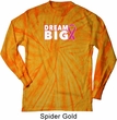Breast Cancer Awareness Dream Big Long Sleeve Tie Dye Shirt