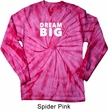 Breast Cancer Awareness Dream Big Long Sleeve Tie Dye Shirt