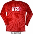 Breast Cancer Awareness Dream Big Long Sleeve Tie Dye Shirt