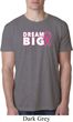 Breast Cancer Awareness Dream Big Mens Burnout Shirt