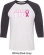 Breast Cancer Awareness Dream Big Mens Raglan Shirt