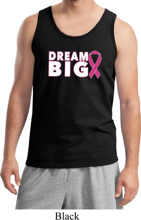 Breast Cancer Awareness Dream Big Mens Tank Top