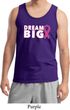 Breast Cancer Awareness Dream Big Mens Tank Top