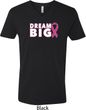 Breast Cancer Awareness Dream Big Mens V-Neck Shirt