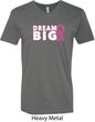 Breast Cancer Awareness Dream Big Mens V-Neck Shirt