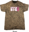 Breast Cancer Awareness Dream Big Mineral Tie Dye Shirt