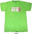 Breast Cancer Awareness Dream Big Mineral Tie Dye Shirt