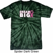 Breast Cancer Awareness Dream Big Spider Tie Dye Shirt