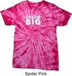 Breast Cancer Awareness Dream Big Spider Tie Dye Shirt