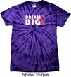 Breast Cancer Awareness Dream Big Spider Tie Dye Shirt