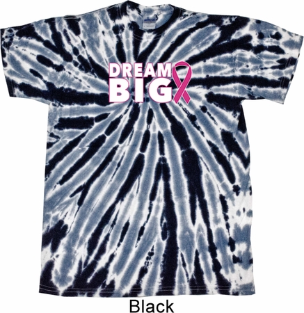 Breast Cancer Awareness Dream Big Twist Tie Dye Shirt