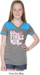 Breast Cancer Awareness Go Fight Win Girls Football Shirt