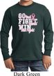 Breast Cancer Awareness Go Fight Win Kids Long Sleeve Shirt