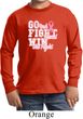 Breast Cancer Awareness Go Fight Win Kids Long Sleeve Shirt
