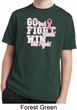 Breast Cancer Awareness Go Fight Win Kids Moisture Wicking Shirt