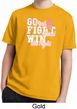 Breast Cancer Awareness Go Fight Win Kids Moisture Wicking Shirt