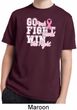 Breast Cancer Awareness Go Fight Win Kids Moisture Wicking Shirt