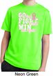 Breast Cancer Awareness Go Fight Win Kids Moisture Wicking Shirt