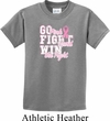 Breast Cancer Awareness Go Fight Win Kids Shirt
