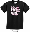 Breast Cancer Awareness Go Fight Win Kids Shirt
