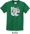 Breast Cancer Awareness Go Fight Win Kids Shirt