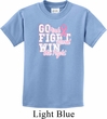 Breast Cancer Awareness Go Fight Win Kids Shirt