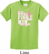 Breast Cancer Awareness Go Fight Win Kids Shirt