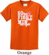 Breast Cancer Awareness Go Fight Win Kids Shirt