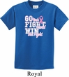 Breast Cancer Awareness Go Fight Win Kids Shirt