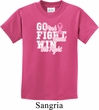Breast Cancer Awareness Go Fight Win Kids Shirt