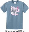 Breast Cancer Awareness Go Fight Win Kids Shirt
