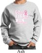 Breast Cancer Awareness Go Fight Win Kids Sweat Shirt