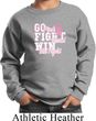 Breast Cancer Awareness Go Fight Win Kids Sweat Shirt