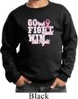 Breast Cancer Awareness Go Fight Win Kids Sweat Shirt