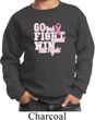 Breast Cancer Awareness Go Fight Win Kids Sweat Shirt