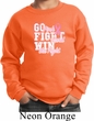 Breast Cancer Awareness Go Fight Win Kids Sweat Shirt