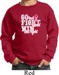 Breast Cancer Awareness Go Fight Win Kids Sweat Shirt