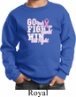 Breast Cancer Awareness Go Fight Win Kids Sweat Shirt