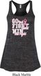Breast Cancer Awareness Go Fight Win Ladies Flowy Racerback Tanktop