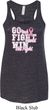 Breast Cancer Awareness Go Fight Win Ladies Flowy Racerback Tanktop