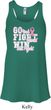 Breast Cancer Awareness Go Fight Win Ladies Flowy Racerback Tanktop