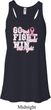 Breast Cancer Awareness Go Fight Win Ladies Flowy Racerback Tanktop